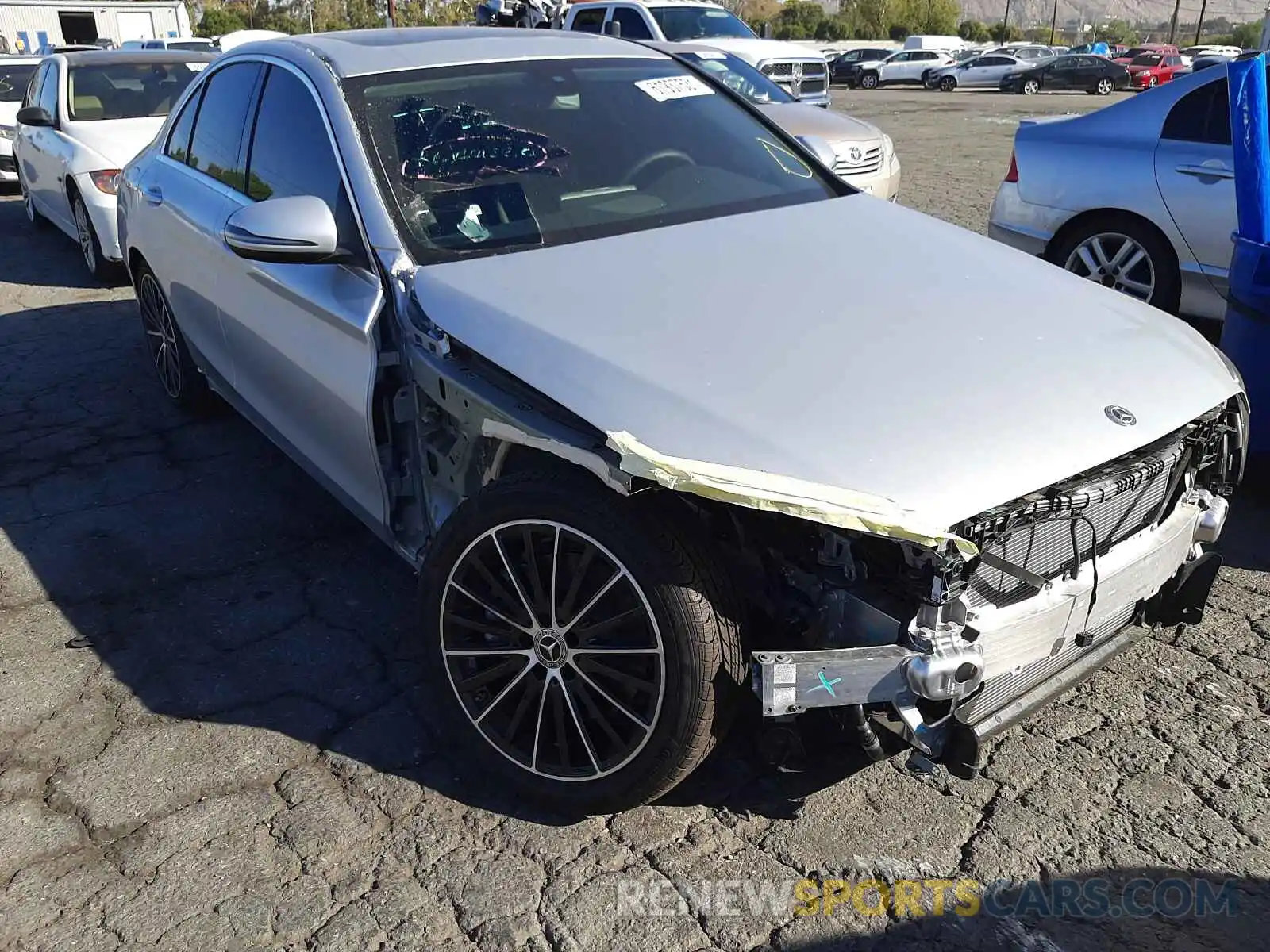 1 Photograph of a damaged car W1KWF8DB3MR646370 MERCEDES-BENZ C-CLASS 2021