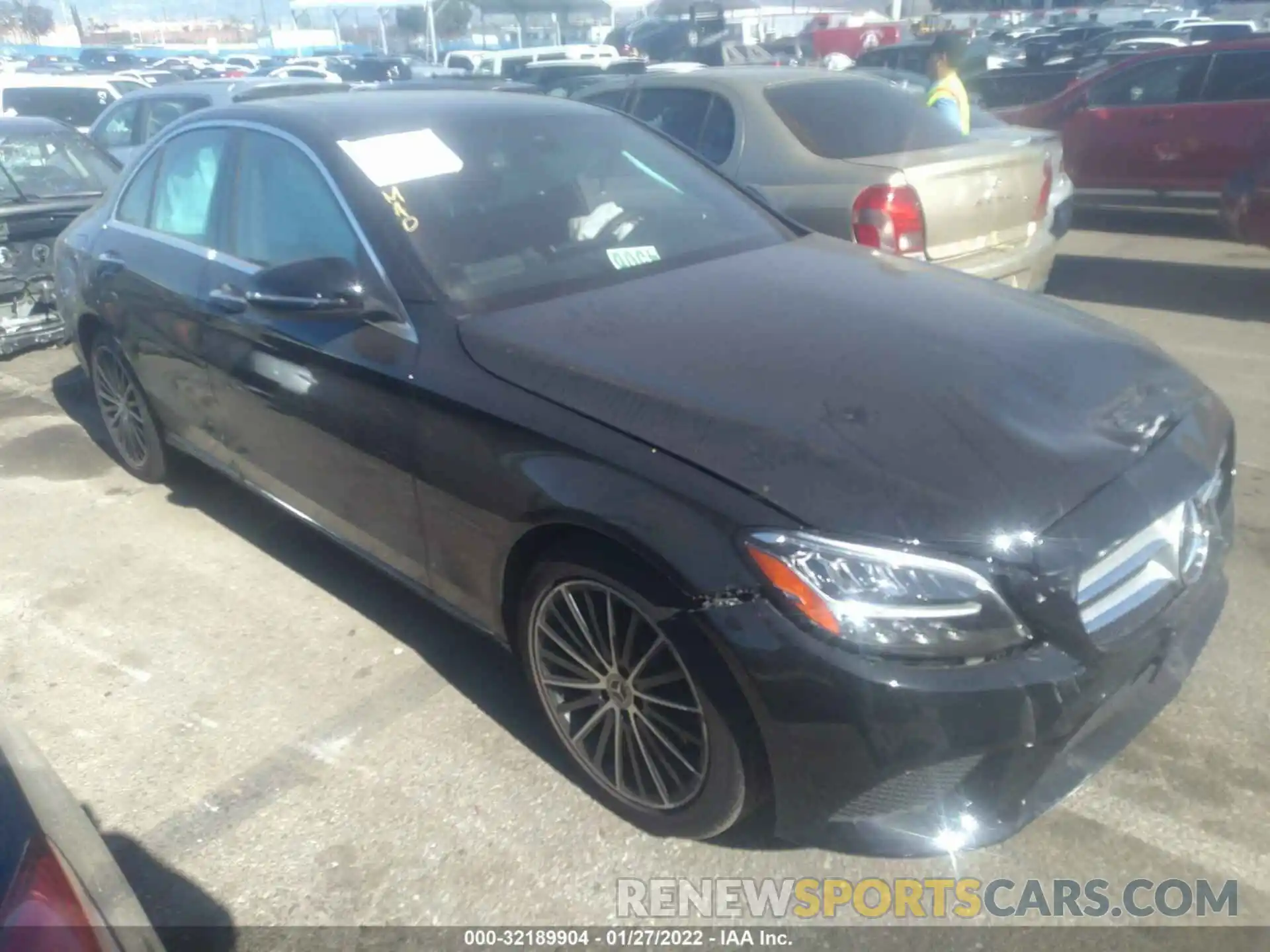 1 Photograph of a damaged car W1KWF8DB3MR646627 MERCEDES-BENZ C-CLASS 2021