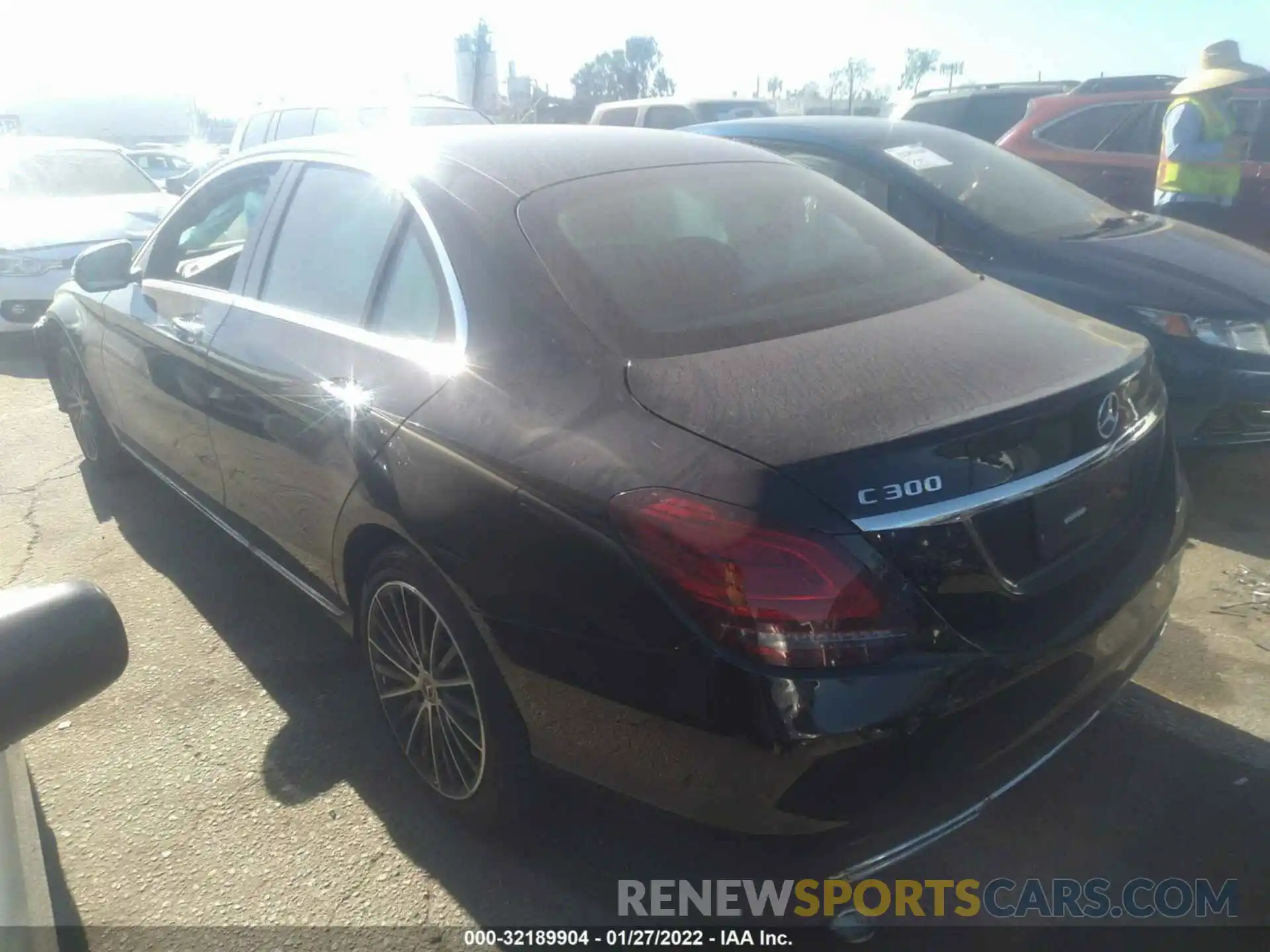 3 Photograph of a damaged car W1KWF8DB3MR646627 MERCEDES-BENZ C-CLASS 2021