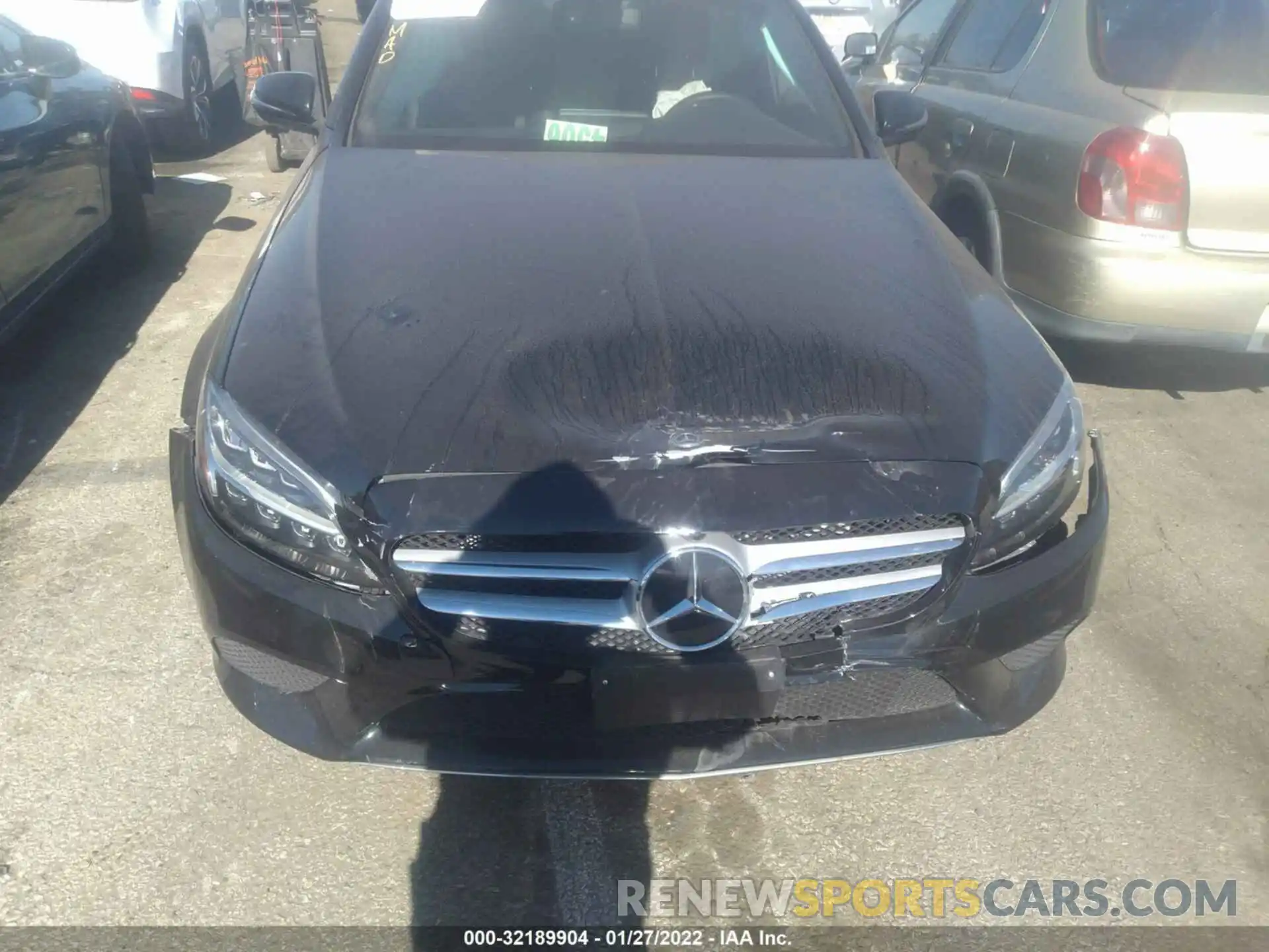 6 Photograph of a damaged car W1KWF8DB3MR646627 MERCEDES-BENZ C-CLASS 2021