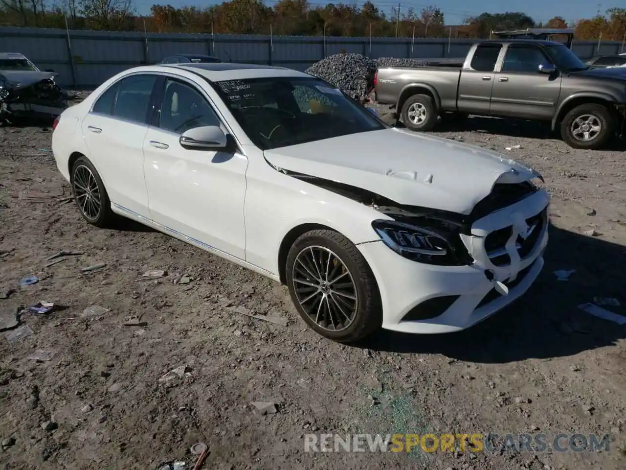 1 Photograph of a damaged car W1KWF8DB3MR648197 MERCEDES-BENZ C-CLASS 2021