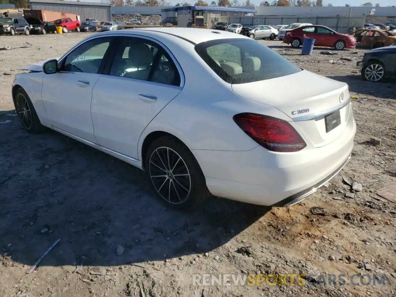 3 Photograph of a damaged car W1KWF8DB3MR648197 MERCEDES-BENZ C-CLASS 2021