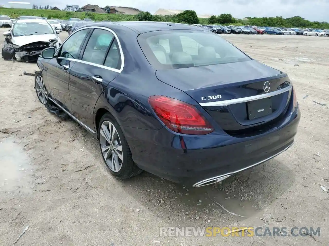 3 Photograph of a damaged car W1KWF8DB3MR653464 MERCEDES-BENZ C-CLASS 2021