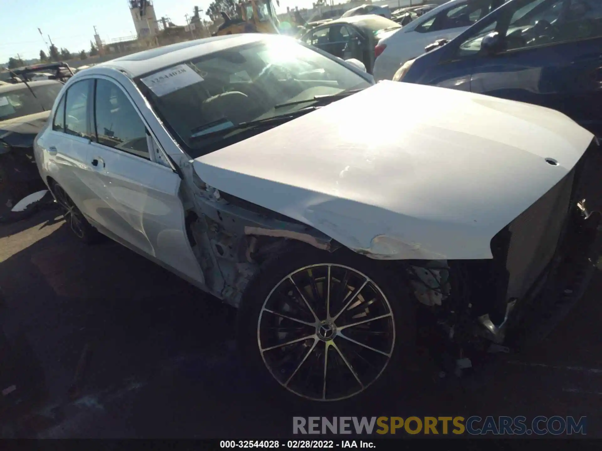 1 Photograph of a damaged car W1KWF8DB4MR607772 MERCEDES-BENZ C-CLASS 2021