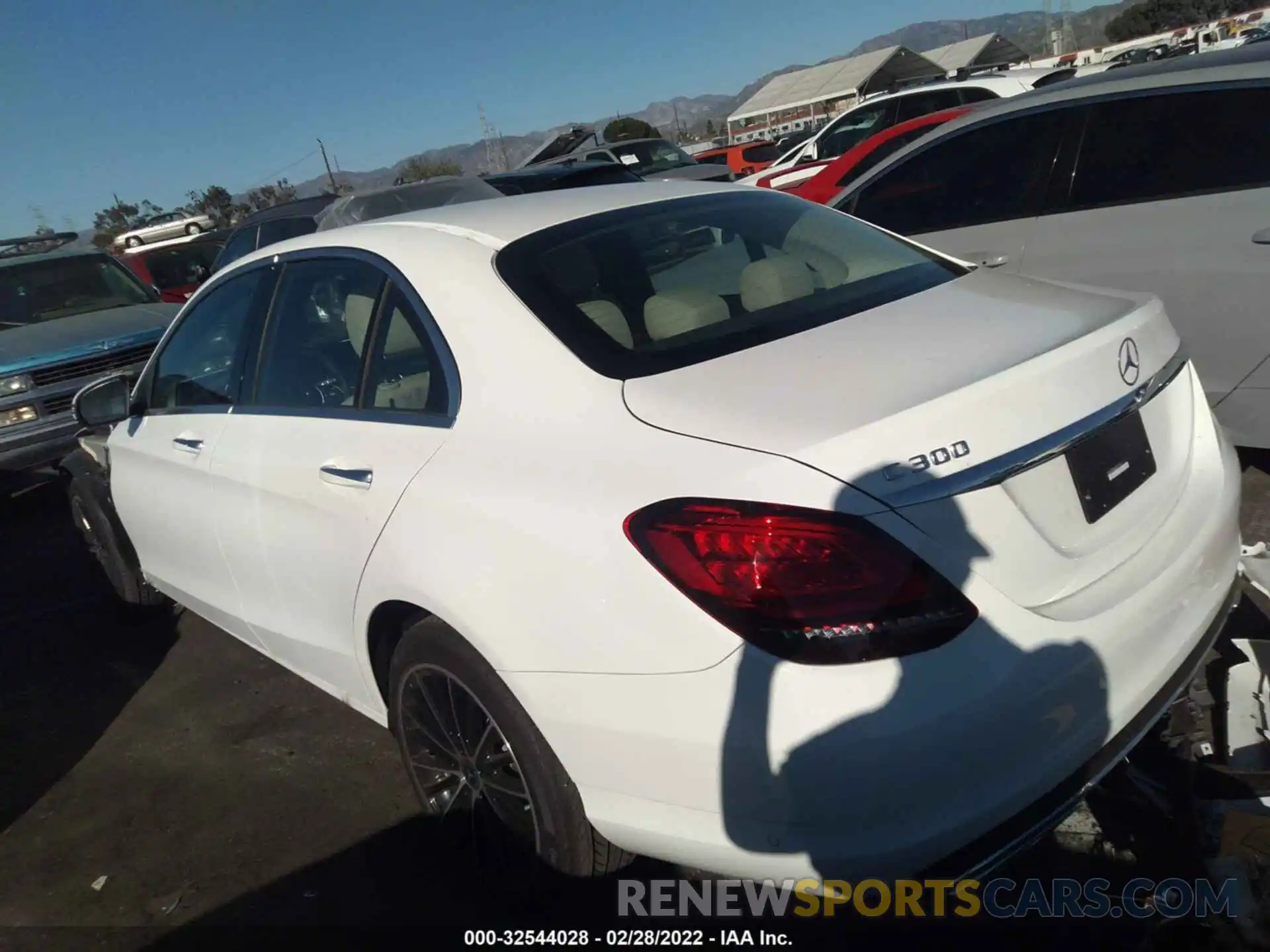 3 Photograph of a damaged car W1KWF8DB4MR607772 MERCEDES-BENZ C-CLASS 2021