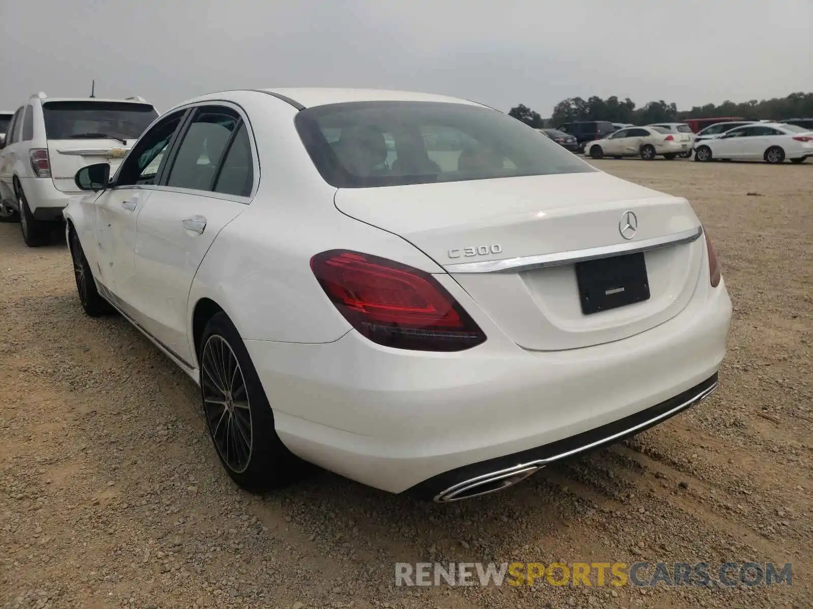 3 Photograph of a damaged car W1KWF8DB4MR617783 MERCEDES-BENZ C-CLASS 2021