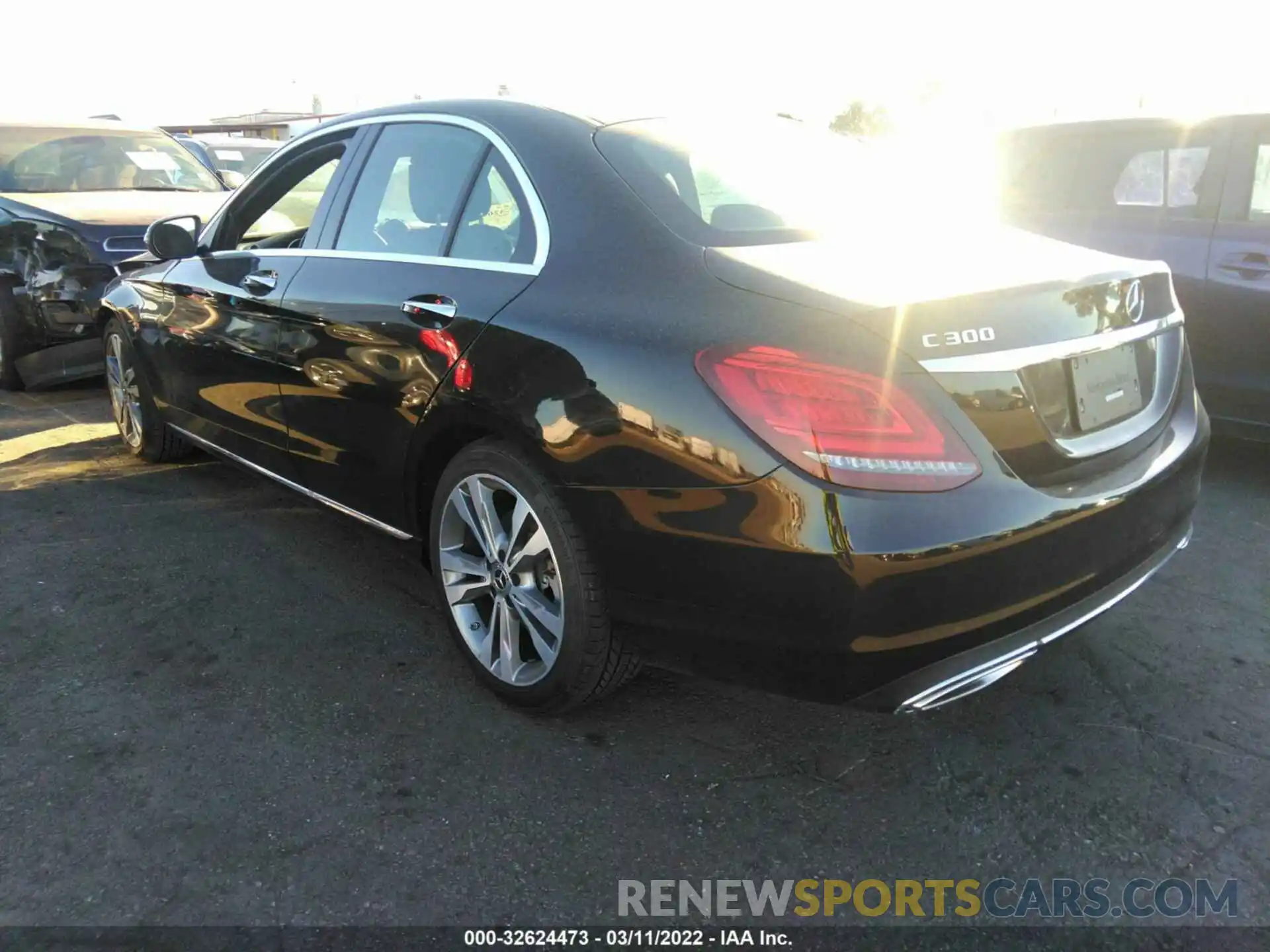 3 Photograph of a damaged car W1KWF8DB4MR622529 MERCEDES-BENZ C-CLASS 2021