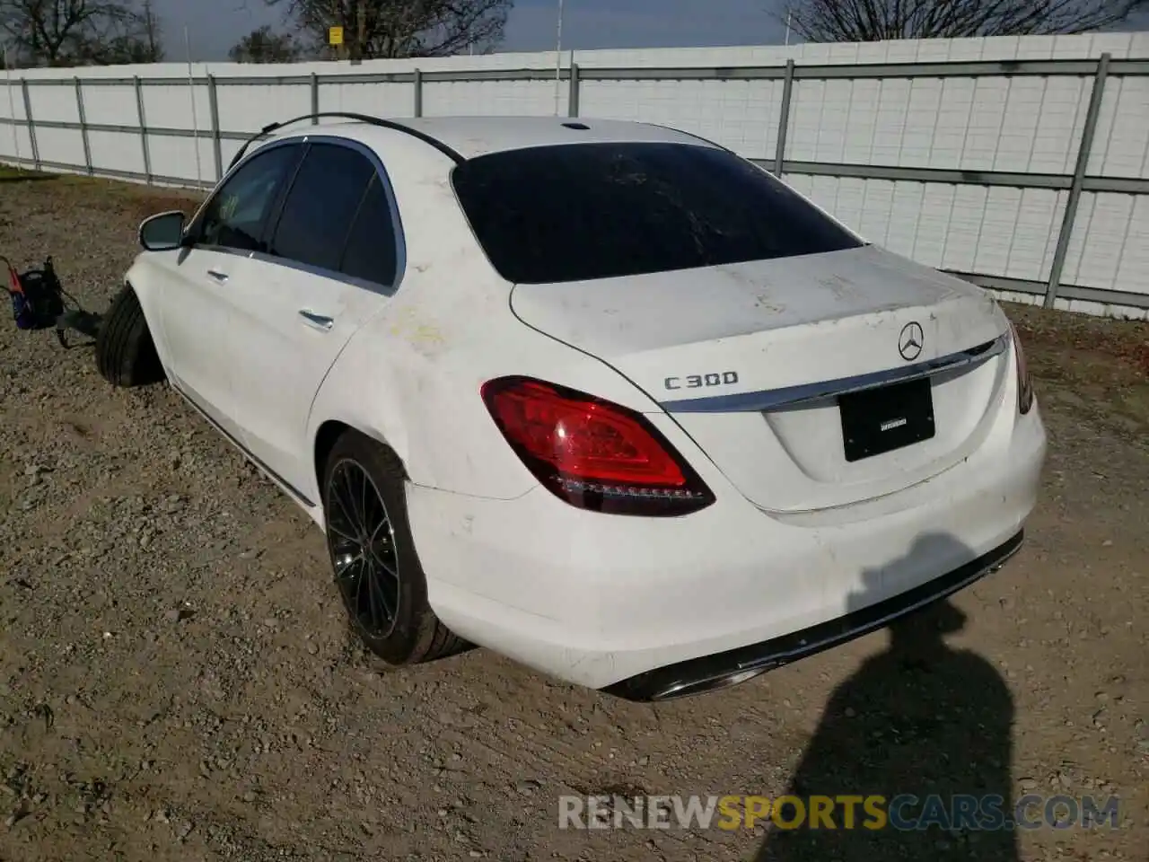 3 Photograph of a damaged car W1KWF8DB4MR637421 MERCEDES-BENZ C-CLASS 2021