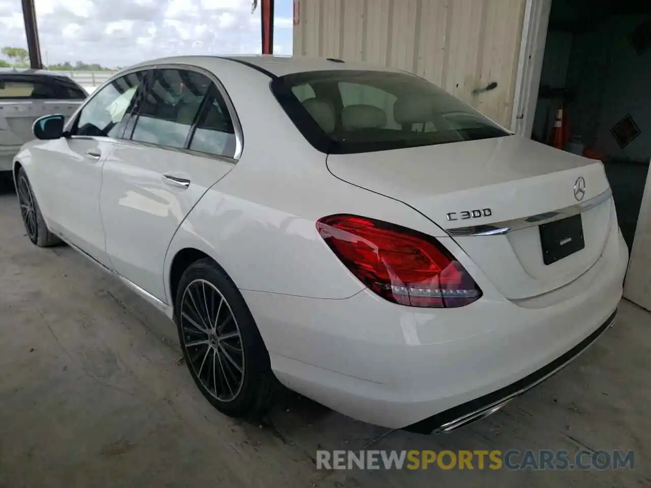 3 Photograph of a damaged car W1KWF8DB4MR644384 MERCEDES-BENZ C-CLASS 2021