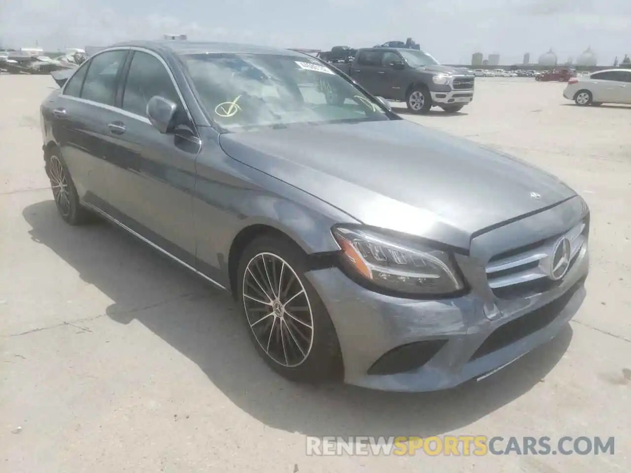 1 Photograph of a damaged car W1KWF8DB4MR645244 MERCEDES-BENZ C-CLASS 2021