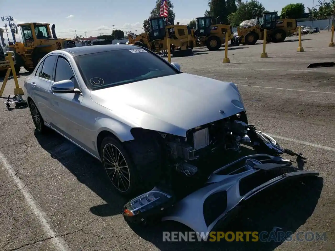 1 Photograph of a damaged car W1KWF8DB4MR645521 MERCEDES-BENZ C-CLASS 2021