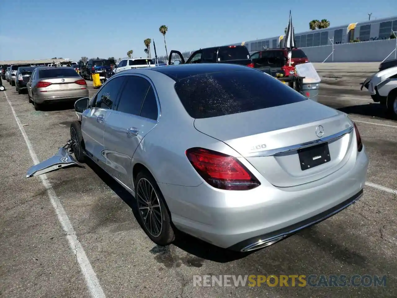 3 Photograph of a damaged car W1KWF8DB4MR645521 MERCEDES-BENZ C-CLASS 2021