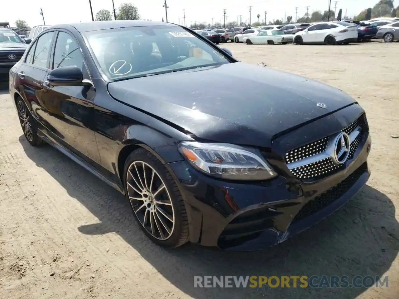 1 Photograph of a damaged car W1KWF8DB4MR652386 MERCEDES-BENZ C-CLASS 2021