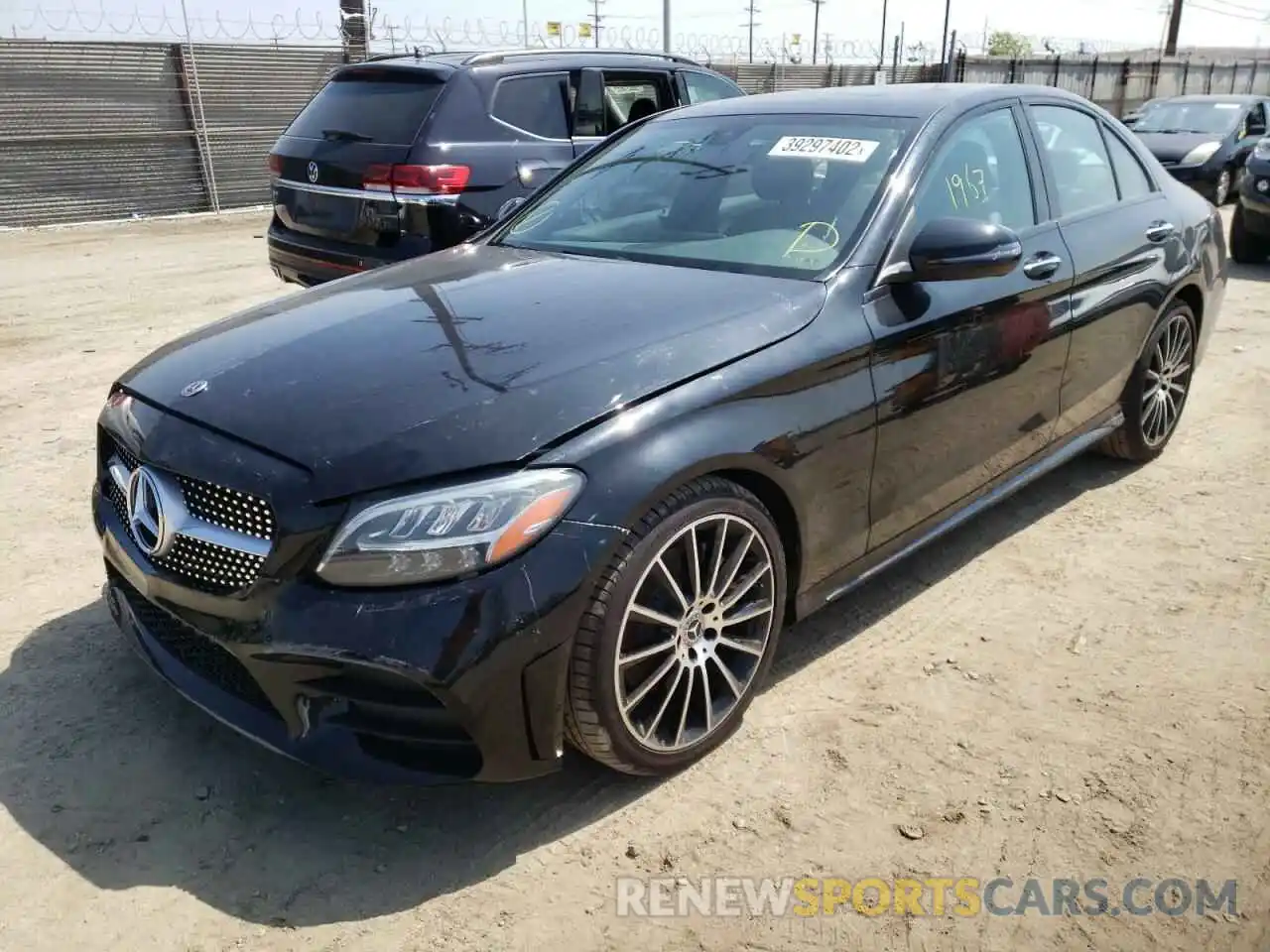 2 Photograph of a damaged car W1KWF8DB4MR652386 MERCEDES-BENZ C-CLASS 2021