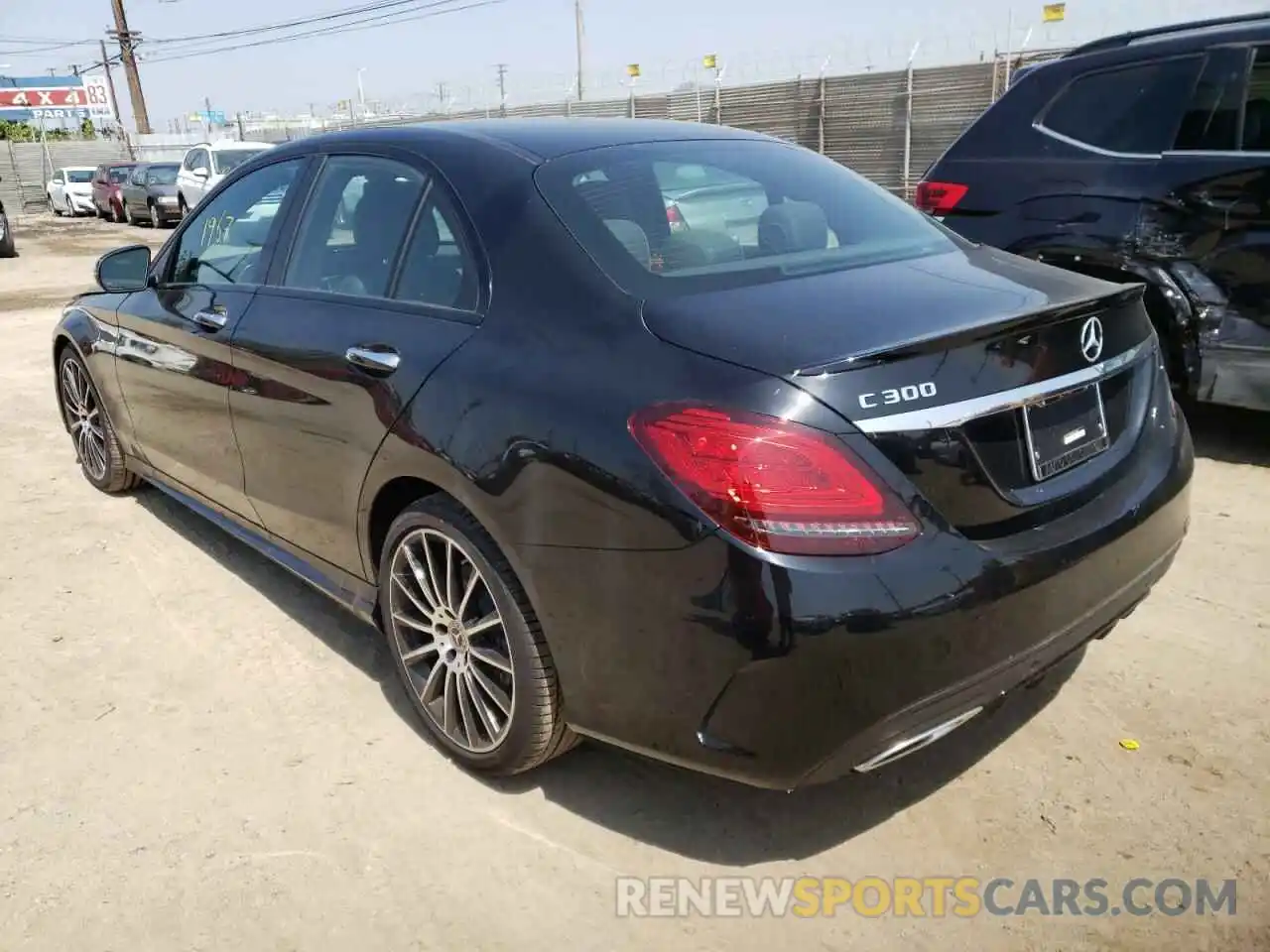 3 Photograph of a damaged car W1KWF8DB4MR652386 MERCEDES-BENZ C-CLASS 2021