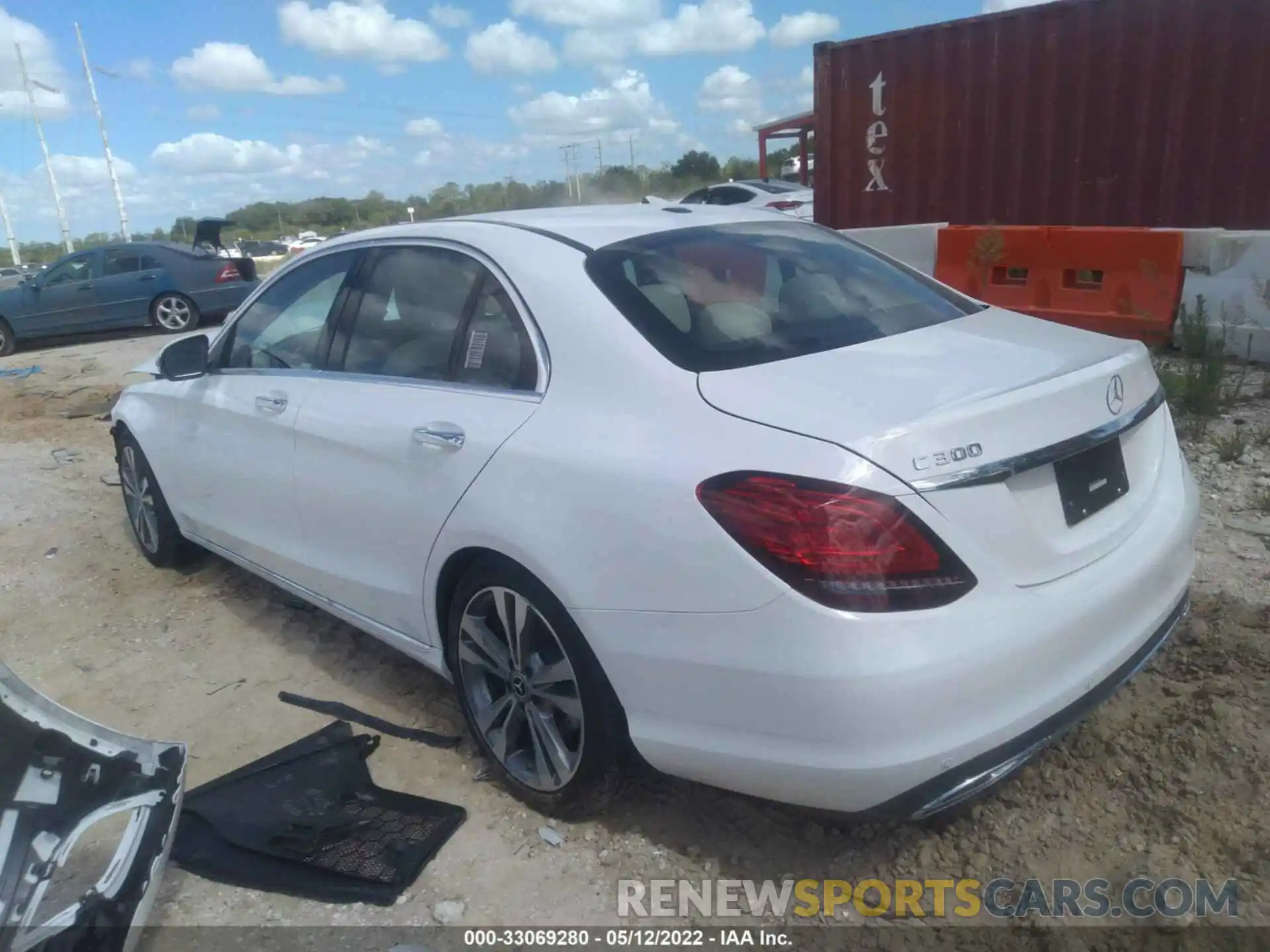 3 Photograph of a damaged car W1KWF8DB5MR605092 MERCEDES-BENZ C-CLASS 2021