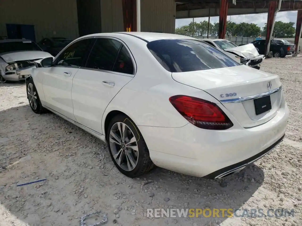 3 Photograph of a damaged car W1KWF8DB5MR607280 MERCEDES-BENZ C-CLASS 2021