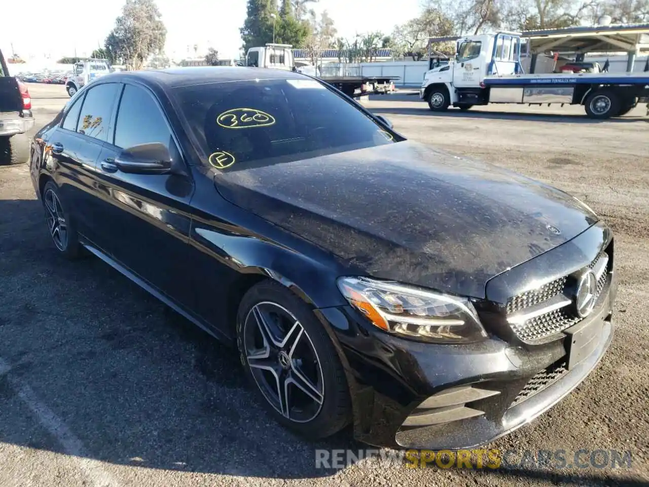 1 Photograph of a damaged car W1KWF8DB5MR608168 MERCEDES-BENZ C-CLASS 2021