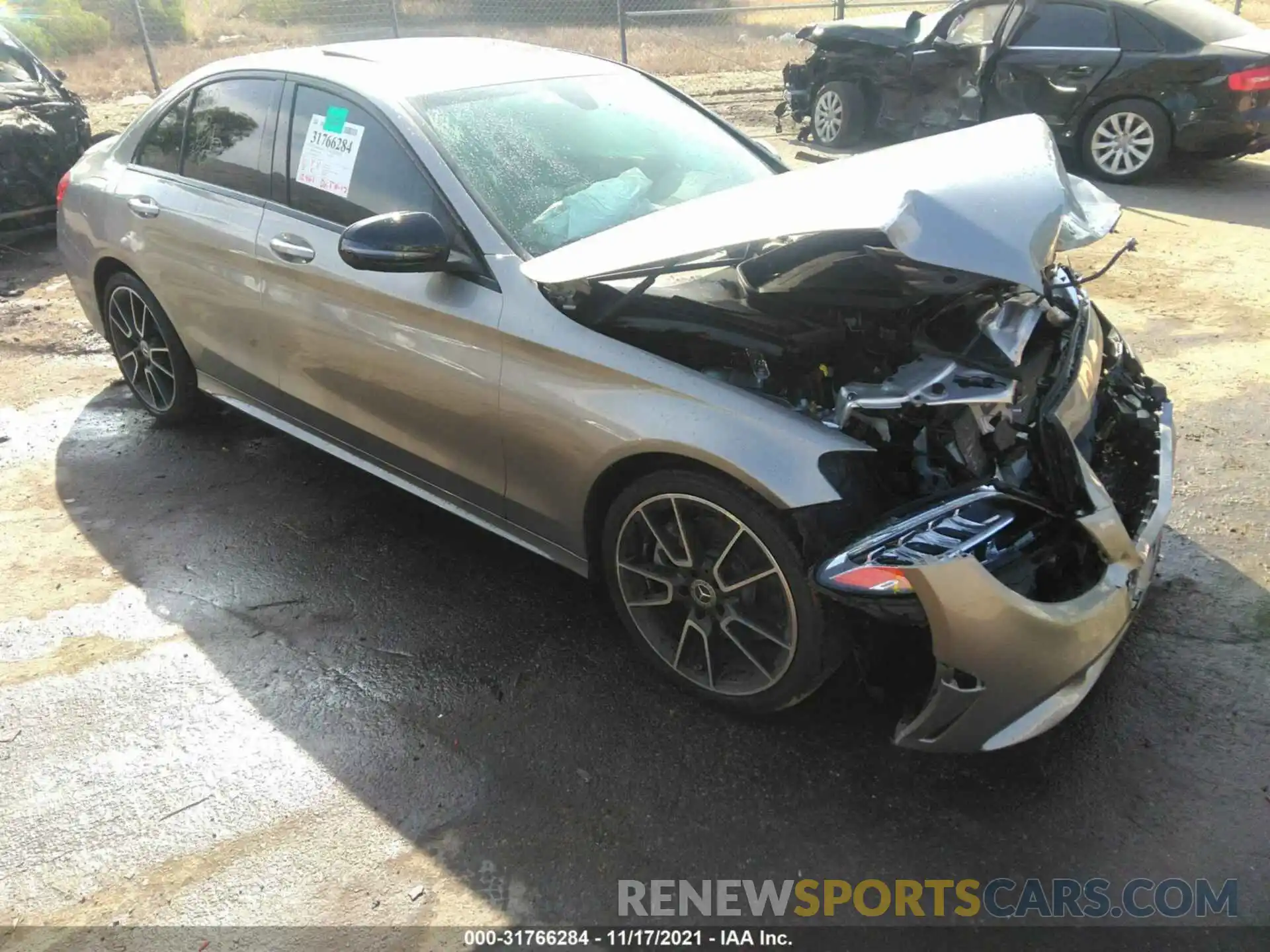 1 Photograph of a damaged car W1KWF8DB5MR609563 MERCEDES-BENZ C-CLASS 2021