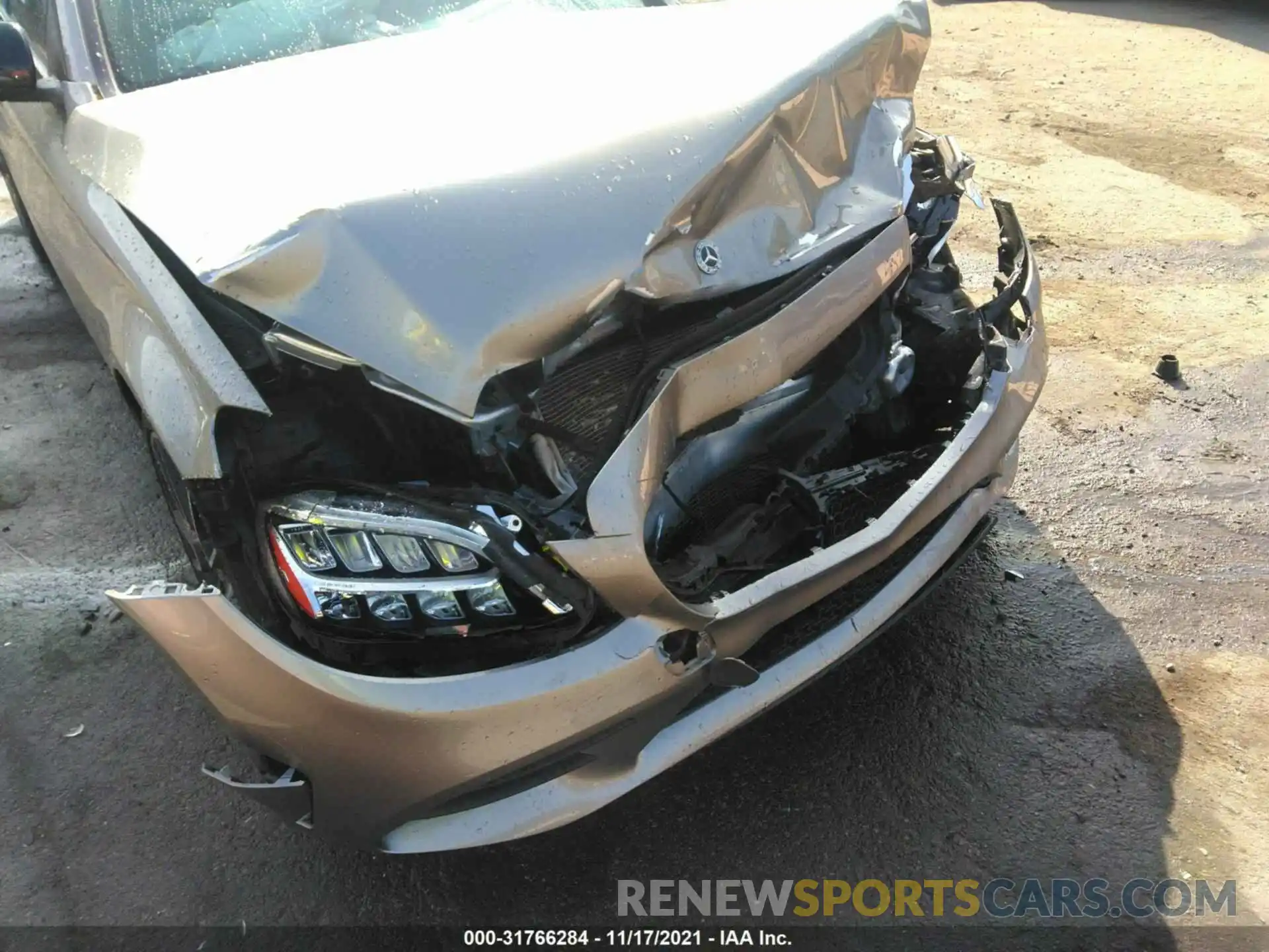 6 Photograph of a damaged car W1KWF8DB5MR609563 MERCEDES-BENZ C-CLASS 2021