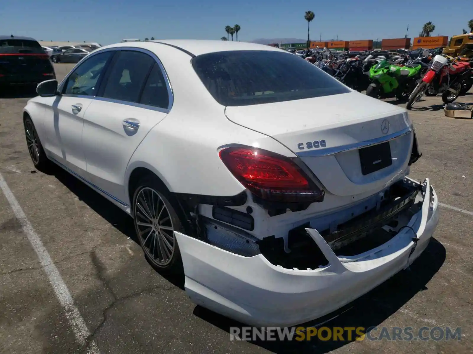 3 Photograph of a damaged car W1KWF8DB5MR610065 MERCEDES-BENZ C-CLASS 2021