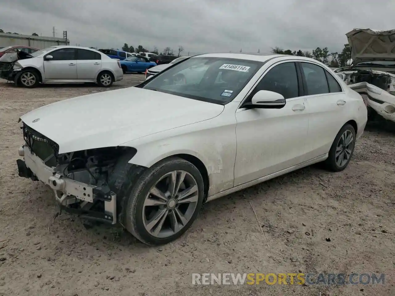 1 Photograph of a damaged car W1KWF8DB5MR615251 MERCEDES-BENZ C-CLASS 2021