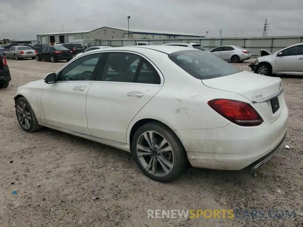 2 Photograph of a damaged car W1KWF8DB5MR615251 MERCEDES-BENZ C-CLASS 2021