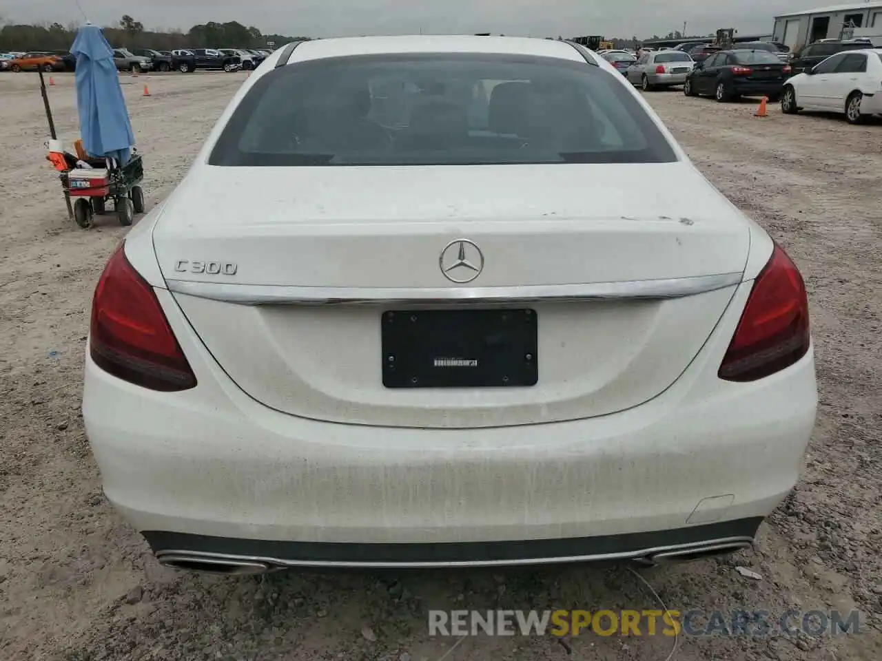 6 Photograph of a damaged car W1KWF8DB5MR615251 MERCEDES-BENZ C-CLASS 2021