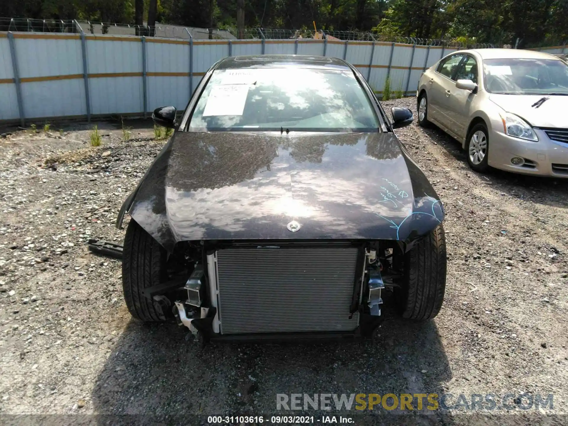 6 Photograph of a damaged car W1KWF8DB5MR616531 MERCEDES-BENZ C-CLASS 2021