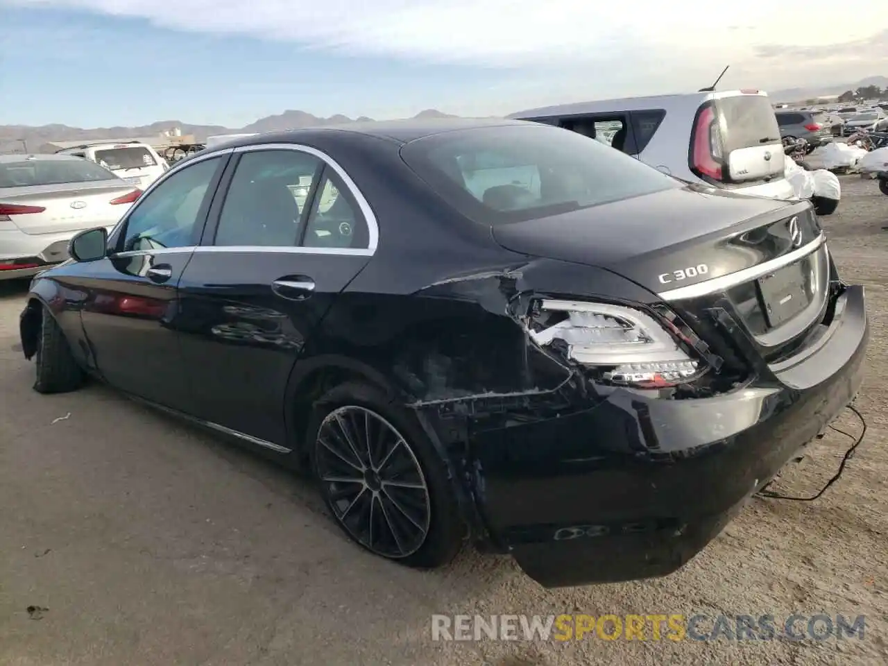 2 Photograph of a damaged car W1KWF8DB5MR617694 MERCEDES-BENZ C-CLASS 2021