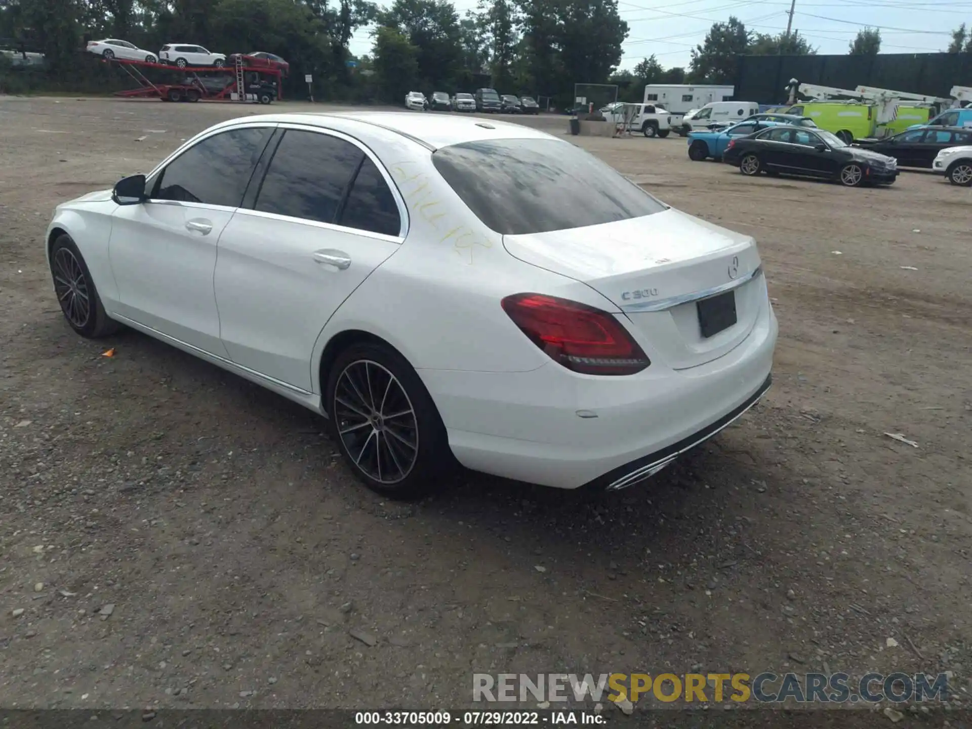 3 Photograph of a damaged car W1KWF8DB5MR620188 MERCEDES-BENZ C-CLASS 2021