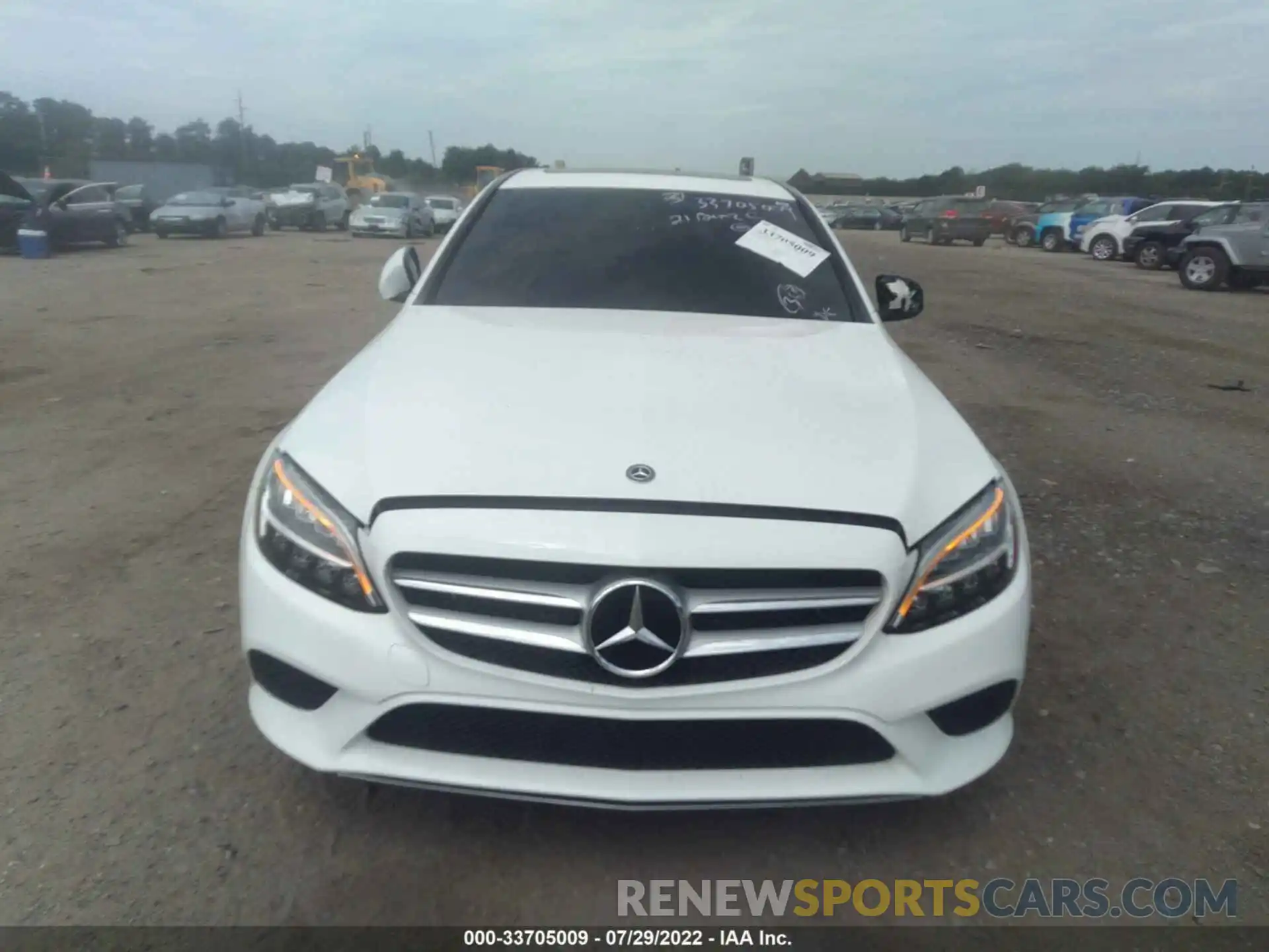 6 Photograph of a damaged car W1KWF8DB5MR620188 MERCEDES-BENZ C-CLASS 2021