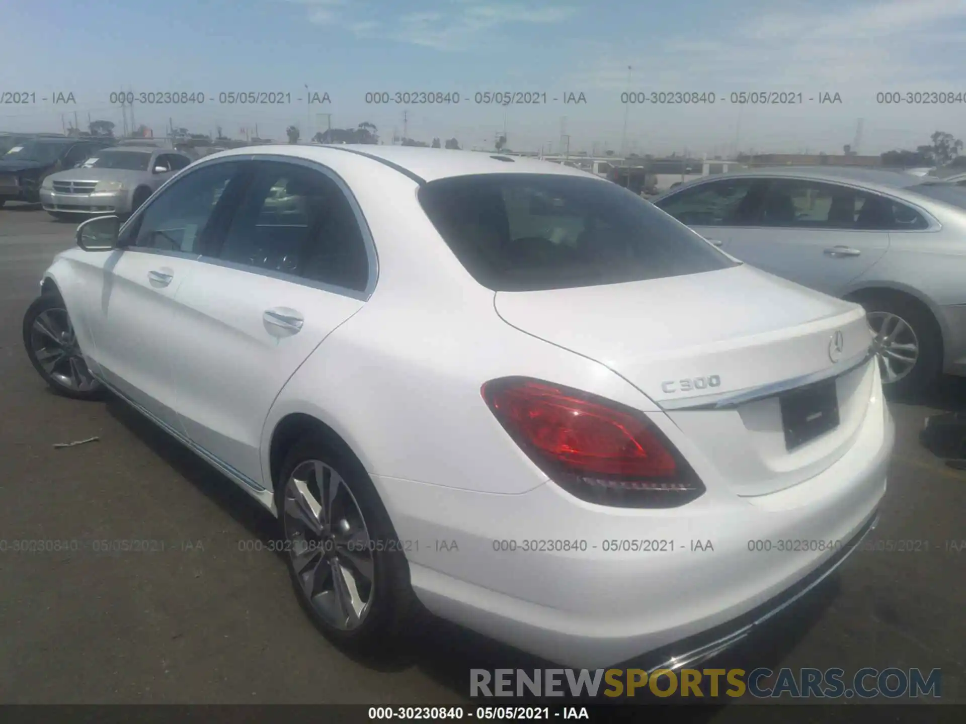 3 Photograph of a damaged car W1KWF8DB5MR621017 MERCEDES-BENZ C-CLASS 2021