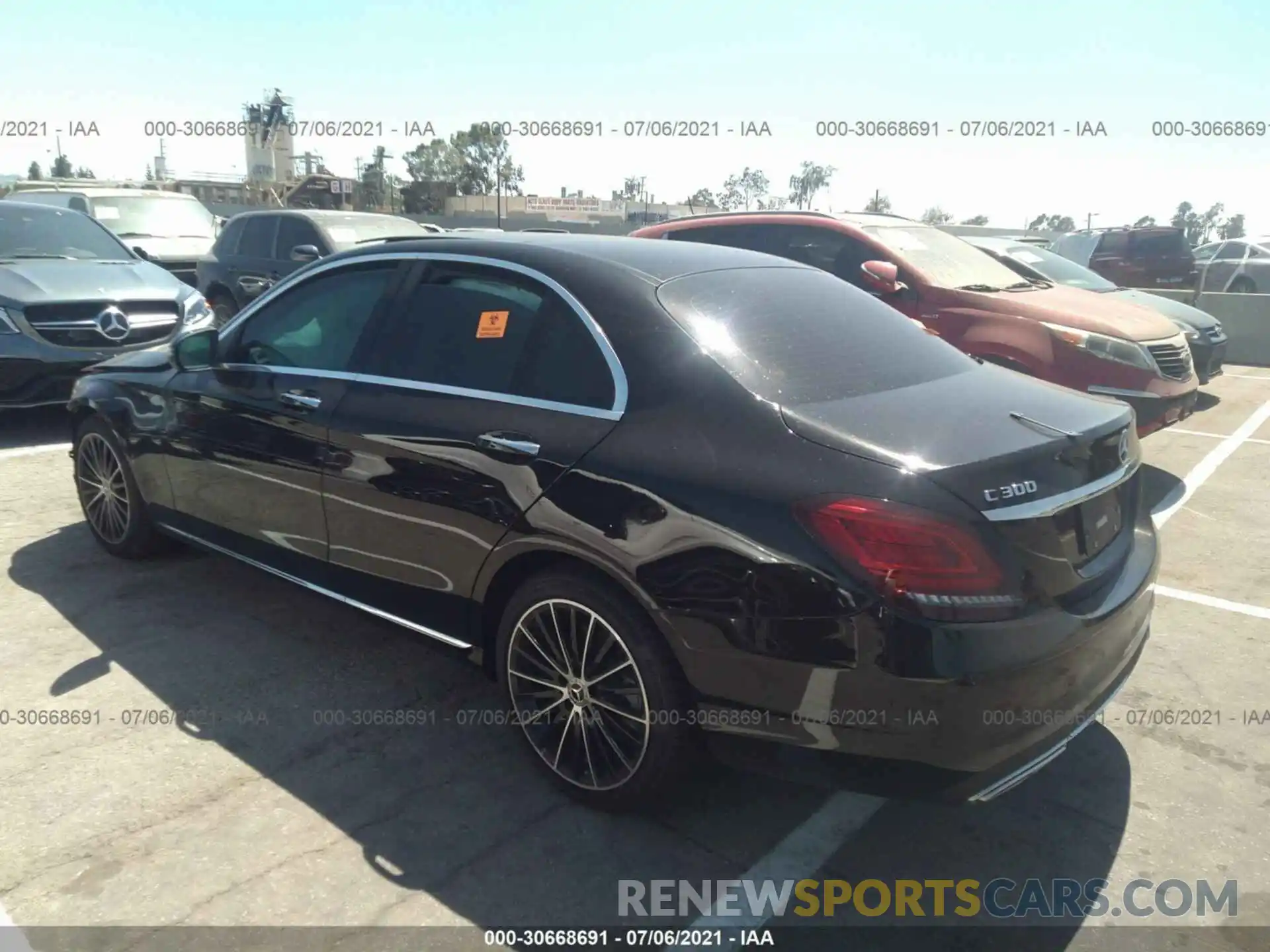 3 Photograph of a damaged car W1KWF8DB5MR621681 MERCEDES-BENZ C-CLASS 2021