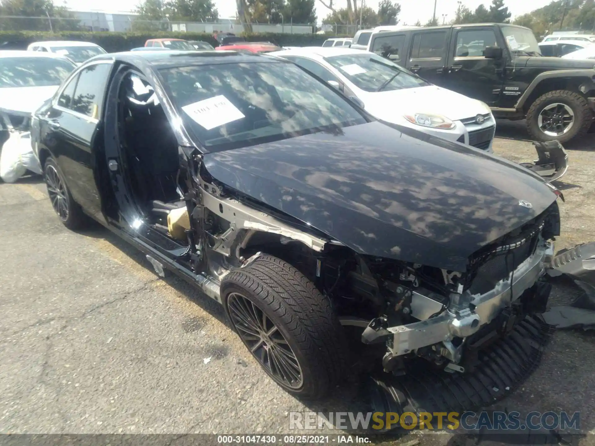 1 Photograph of a damaged car W1KWF8DB5MR628727 MERCEDES-BENZ C-CLASS 2021