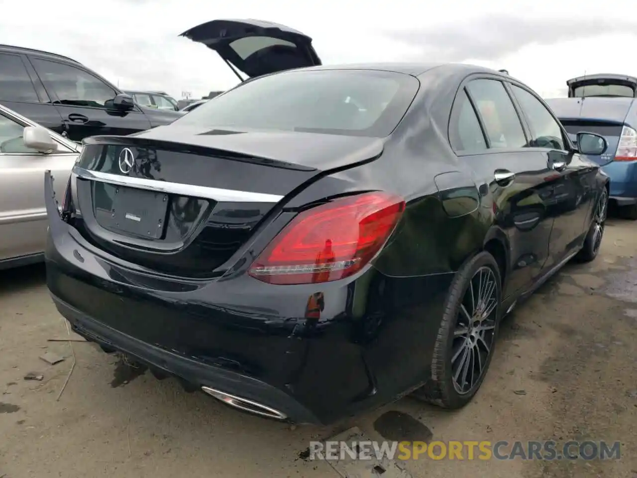 3 Photograph of a damaged car W1KWF8DB5MR645706 MERCEDES-BENZ C-CLASS 2021