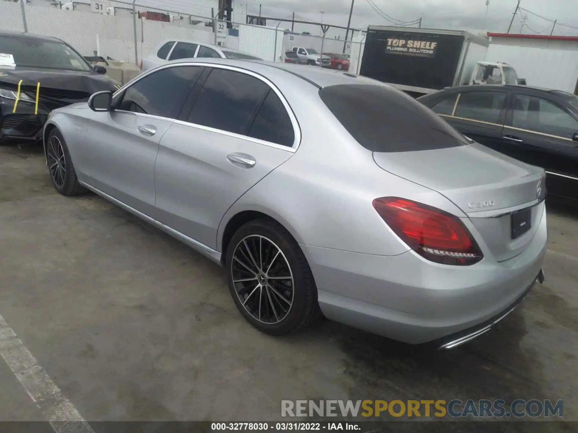 3 Photograph of a damaged car W1KWF8DB5MR652932 MERCEDES-BENZ C-CLASS 2021