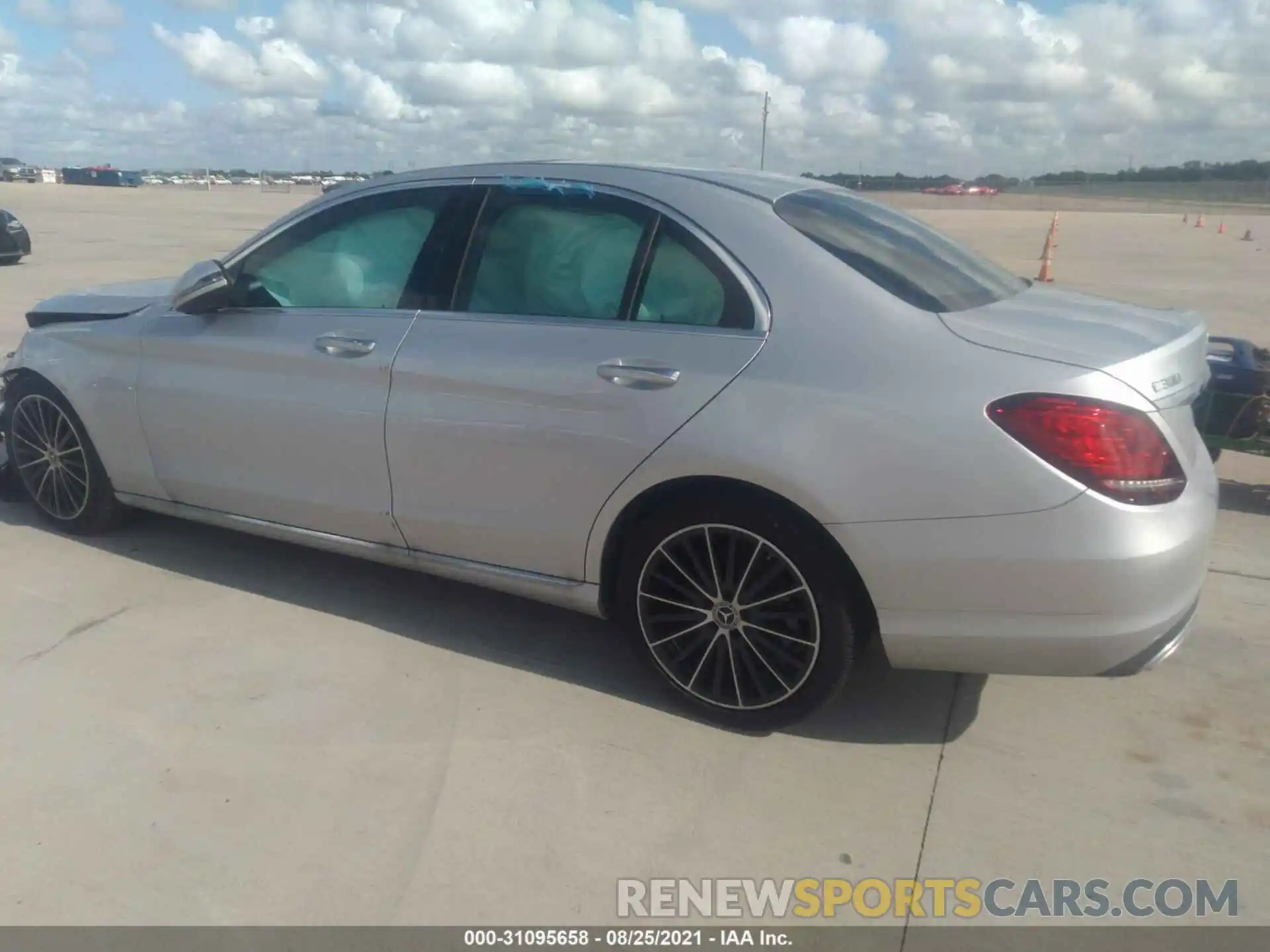 3 Photograph of a damaged car W1KWF8DB6MR608079 MERCEDES-BENZ C-CLASS 2021