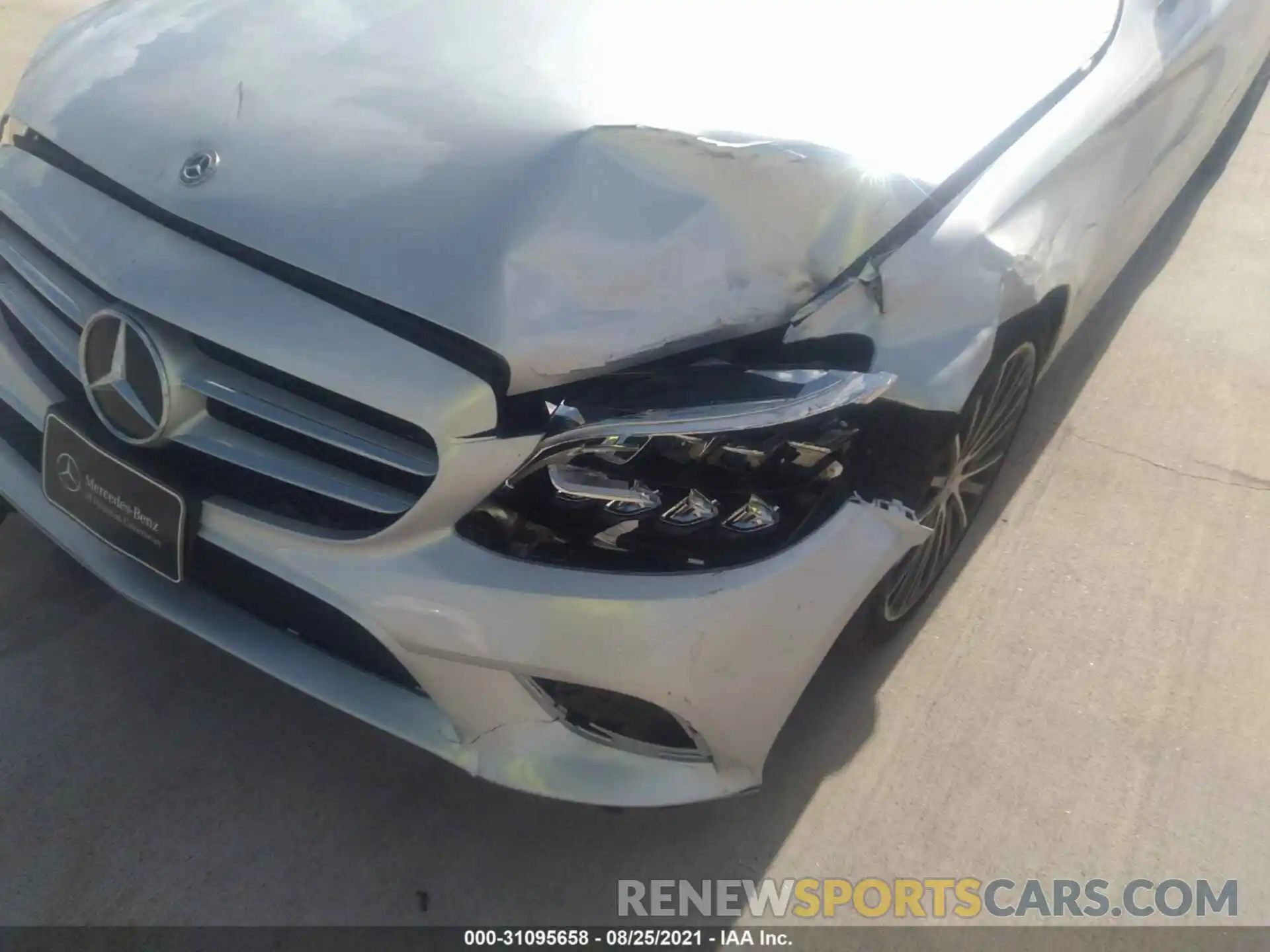 6 Photograph of a damaged car W1KWF8DB6MR608079 MERCEDES-BENZ C-CLASS 2021