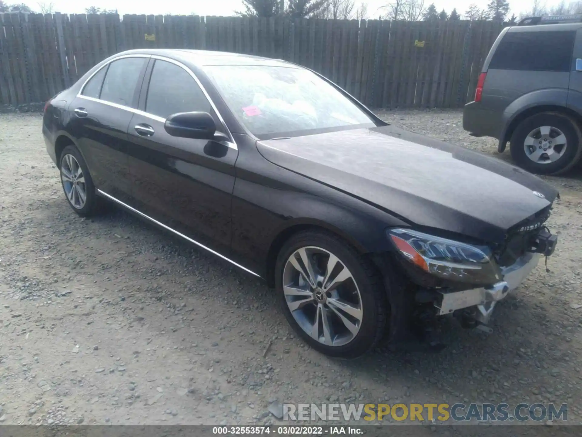 1 Photograph of a damaged car W1KWF8DB6MR608308 MERCEDES-BENZ C-CLASS 2021