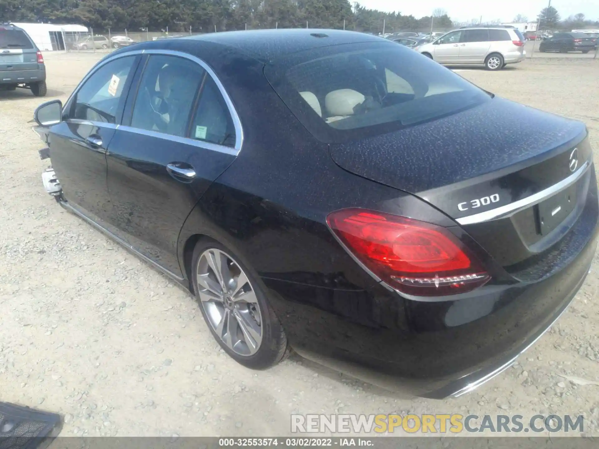 3 Photograph of a damaged car W1KWF8DB6MR608308 MERCEDES-BENZ C-CLASS 2021