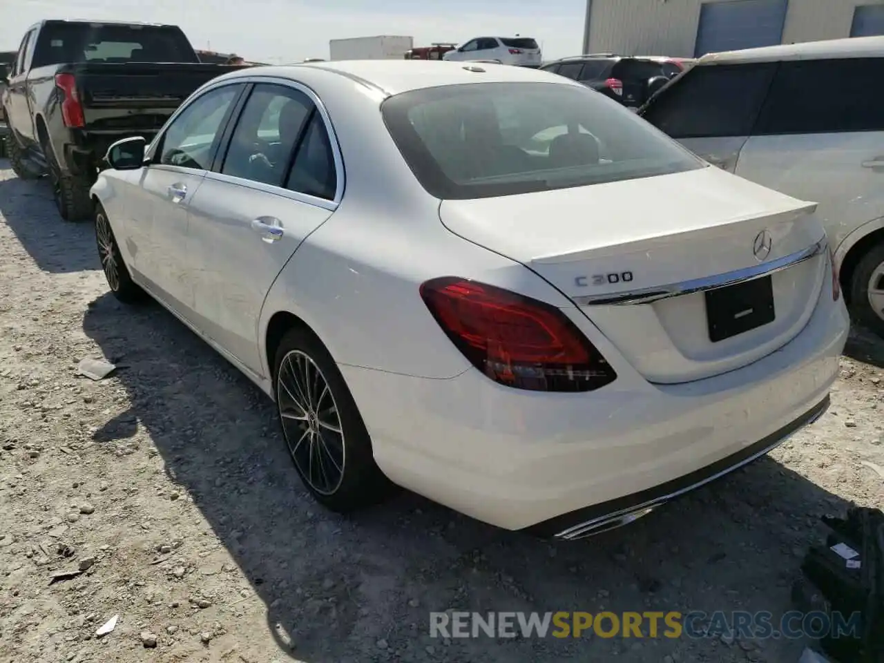 3 Photograph of a damaged car W1KWF8DB6MR610687 MERCEDES-BENZ C-CLASS 2021