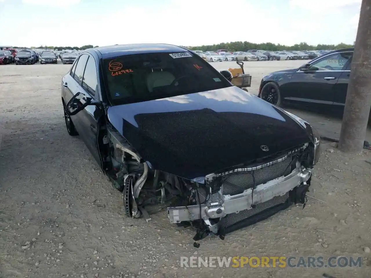 1 Photograph of a damaged car W1KWF8DB6MR612942 MERCEDES-BENZ C-CLASS 2021