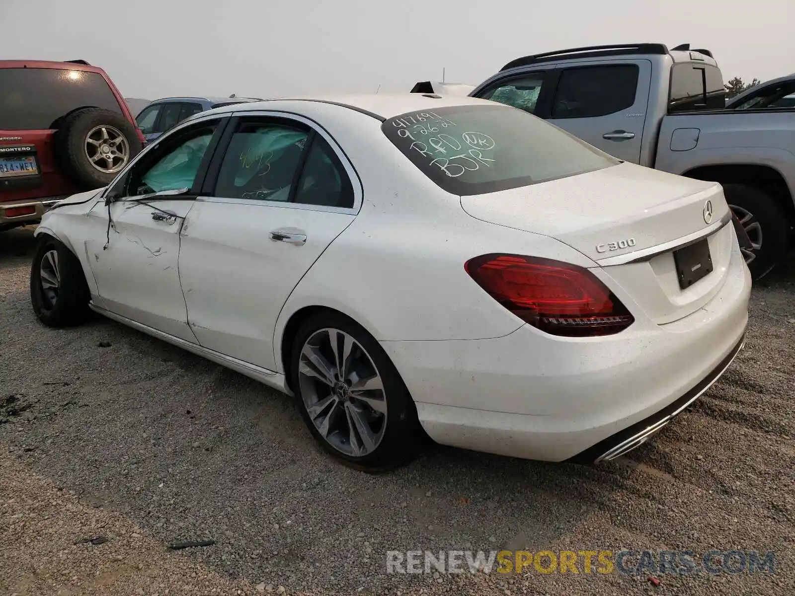 3 Photograph of a damaged car W1KWF8DB6MR614206 MERCEDES-BENZ C-CLASS 2021