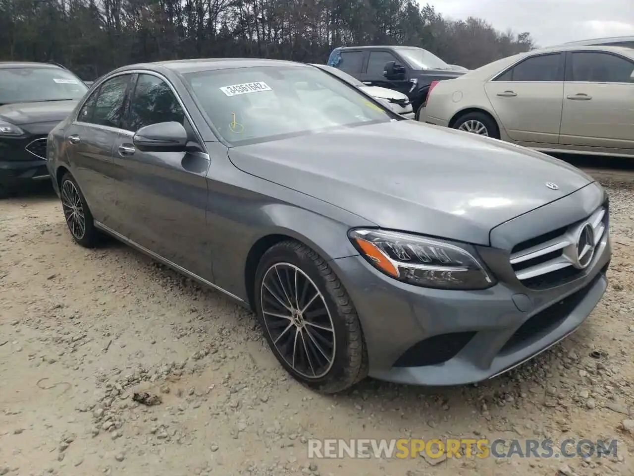 1 Photograph of a damaged car W1KWF8DB6MR641499 MERCEDES-BENZ C-CLASS 2021