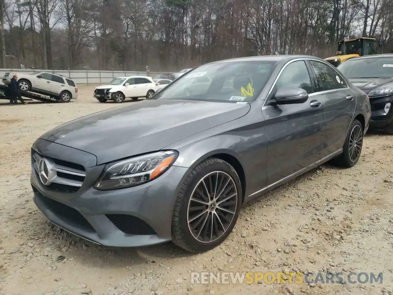 2 Photograph of a damaged car W1KWF8DB6MR641499 MERCEDES-BENZ C-CLASS 2021