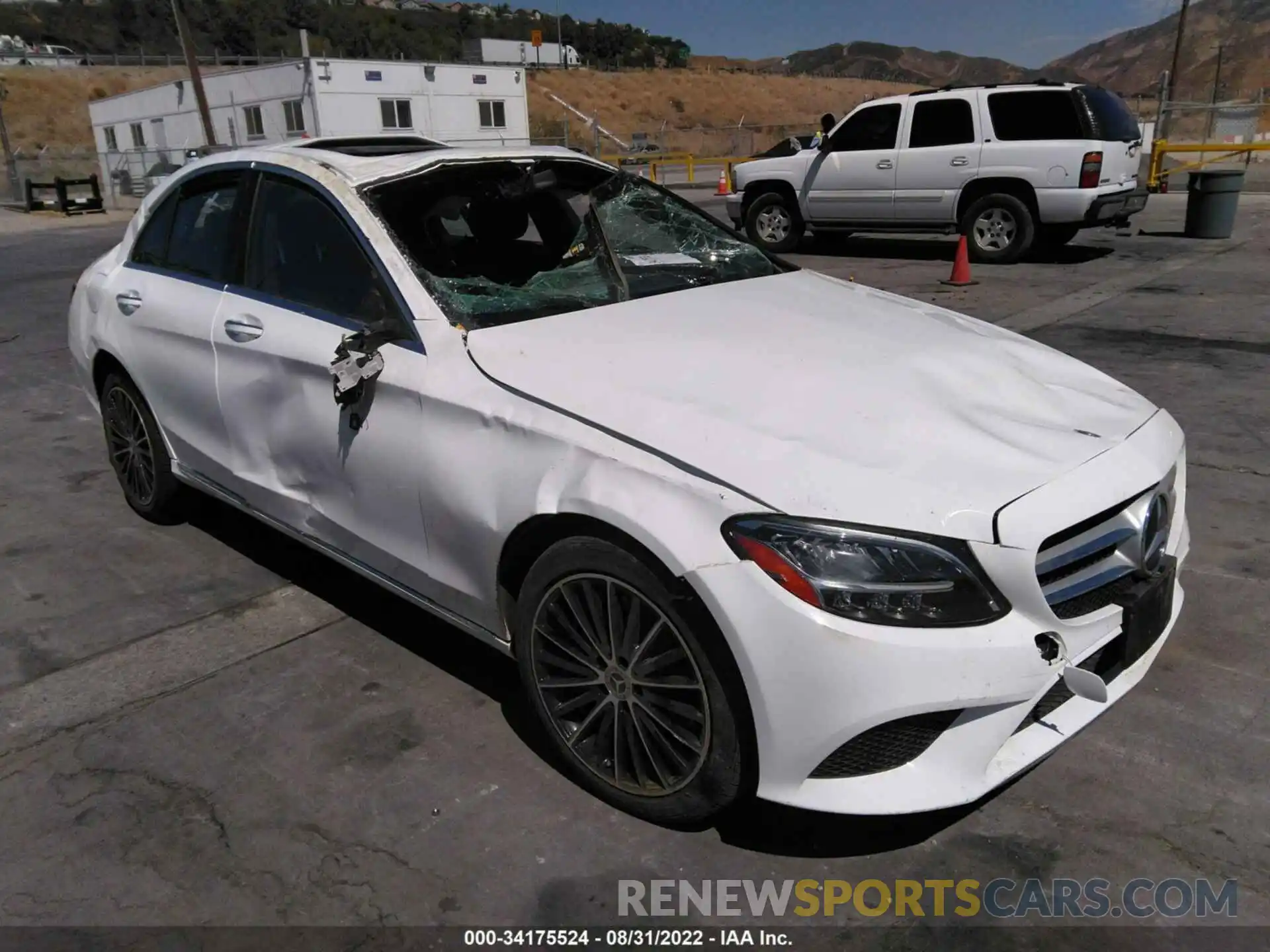 1 Photograph of a damaged car W1KWF8DB6MR645925 MERCEDES-BENZ C-CLASS 2021