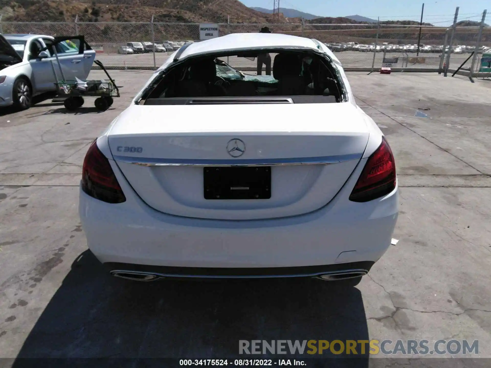 6 Photograph of a damaged car W1KWF8DB6MR645925 MERCEDES-BENZ C-CLASS 2021