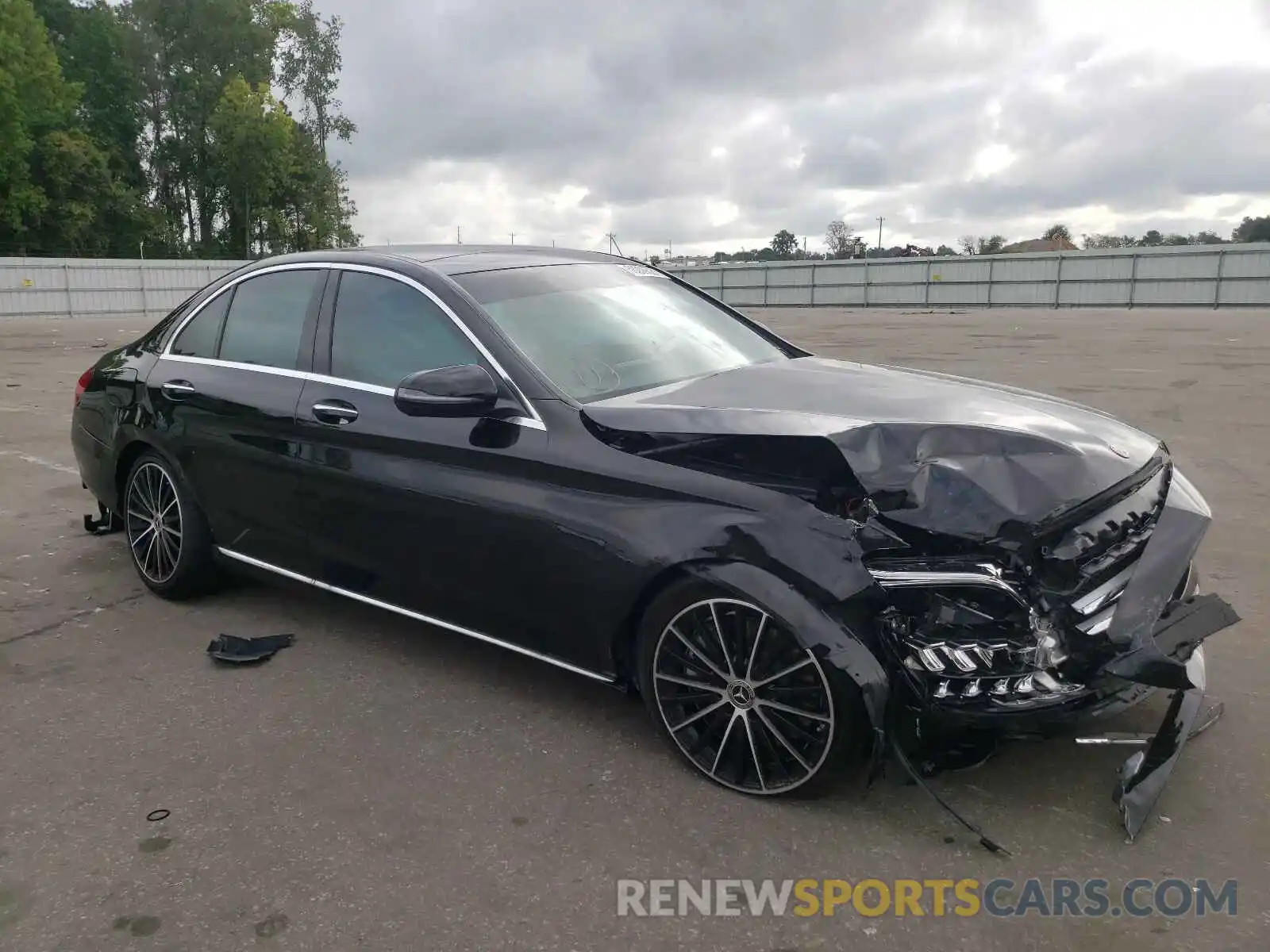 1 Photograph of a damaged car W1KWF8DB6MR650381 MERCEDES-BENZ C-CLASS 2021