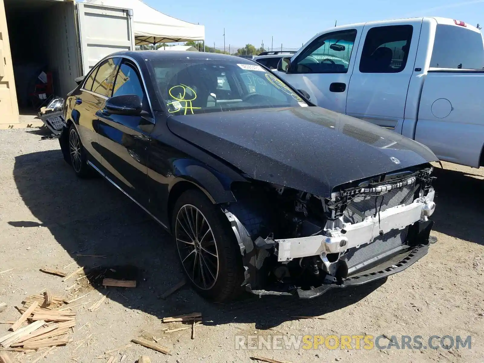 1 Photograph of a damaged car W1KWF8DB7MR605417 MERCEDES-BENZ C CLASS 2021